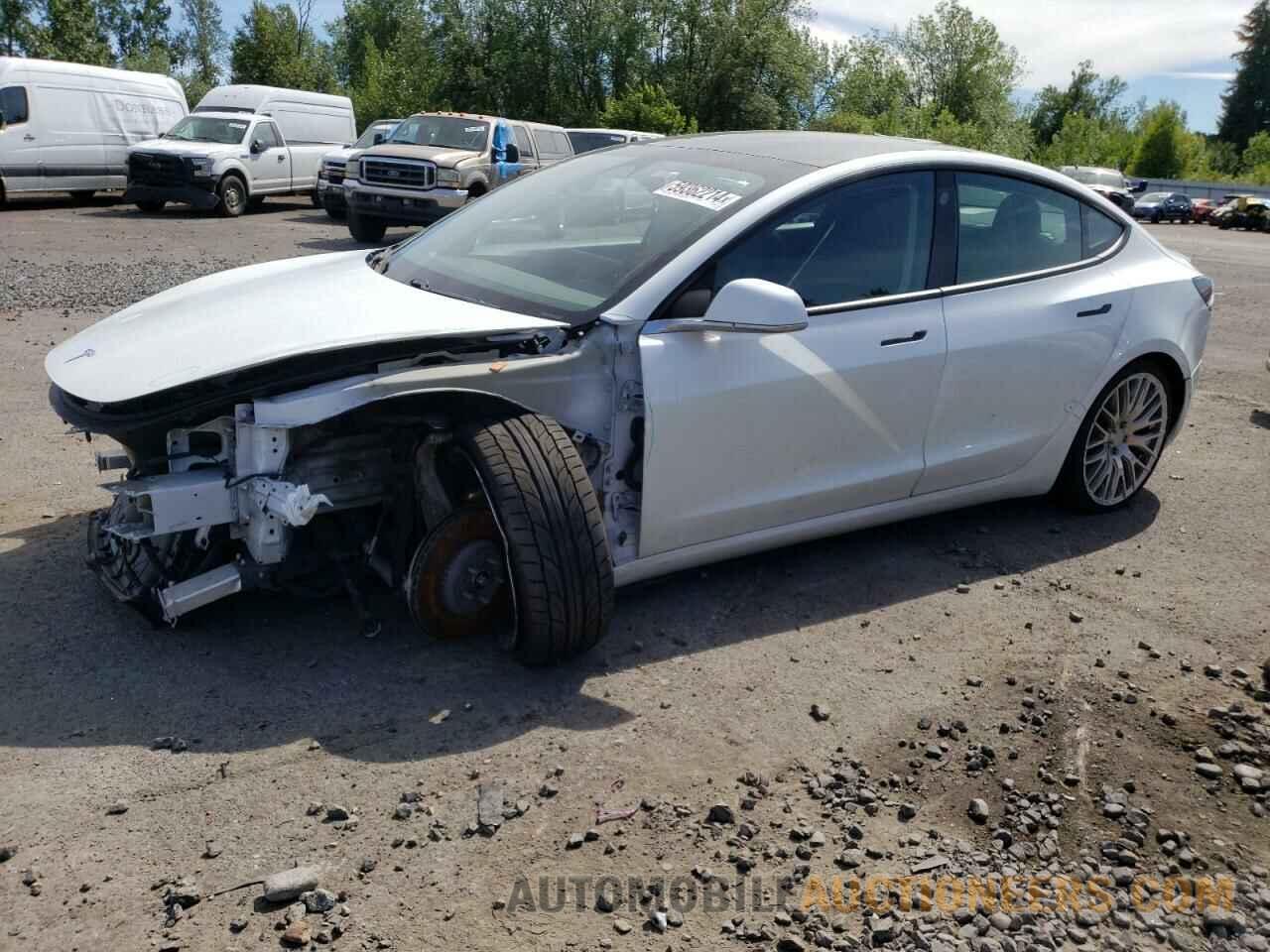 5YJ3E1ECXLF722461 TESLA MODEL 3 2020