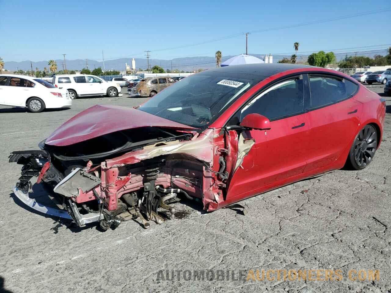 5YJ3E1ECXMF000876 TESLA MODEL 3 2021