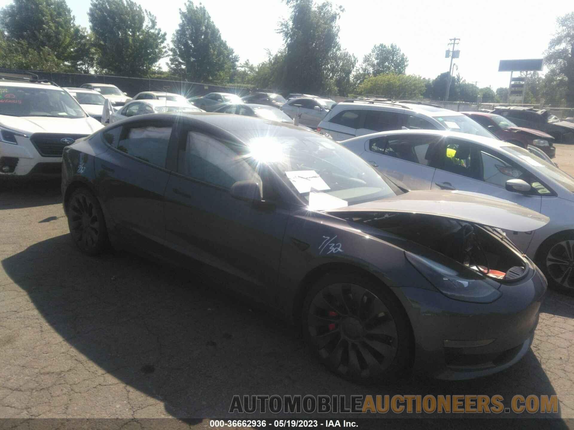 5YJ3E1ECXMF001512 TESLA MODEL 3 2021