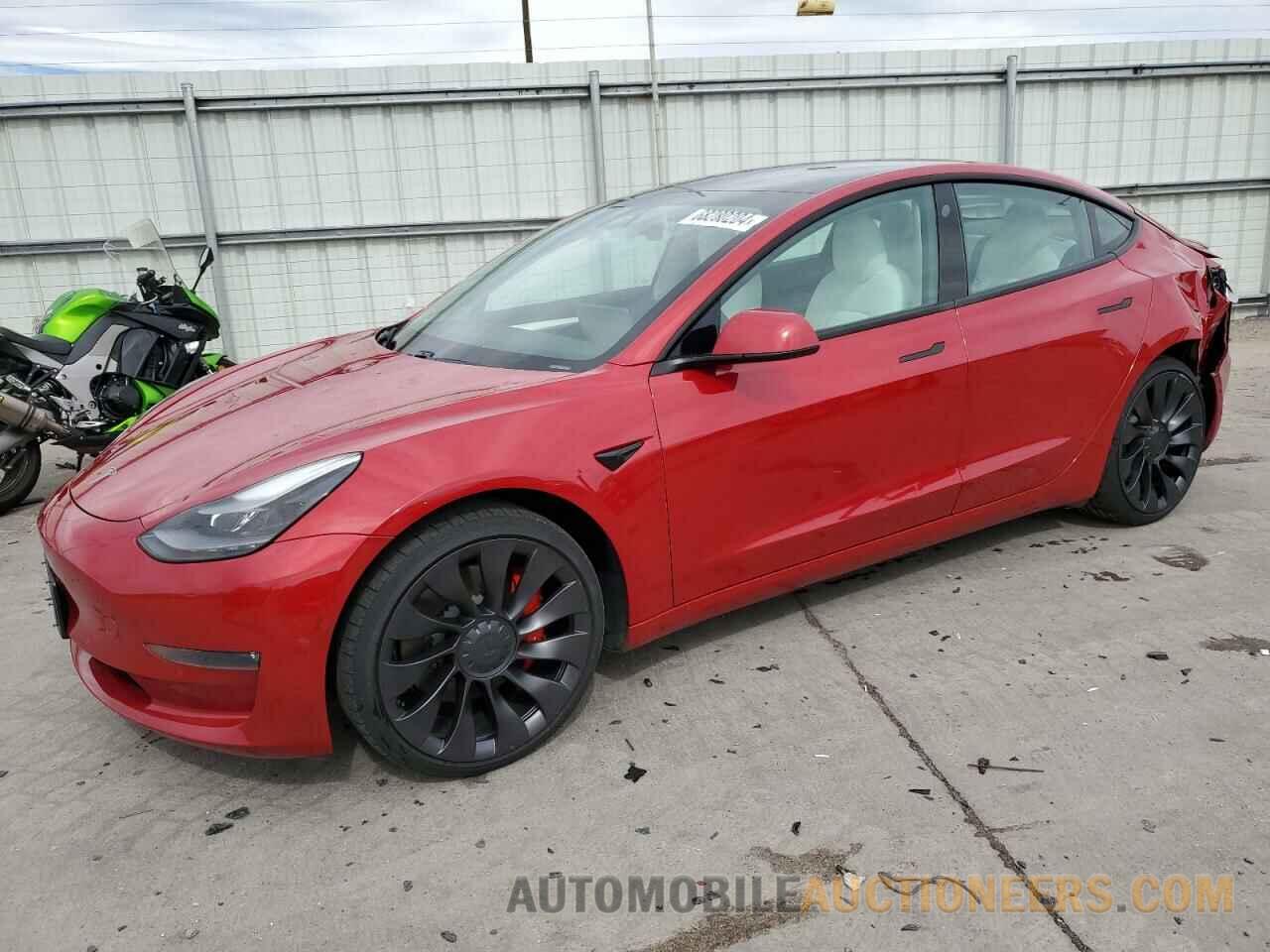 5YJ3E1ECXMF036275 TESLA MODEL 3 2021