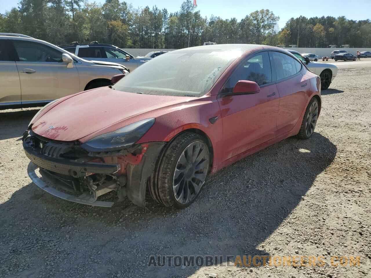 5YJ3E1ECXMF049494 TESLA MODEL 3 2021