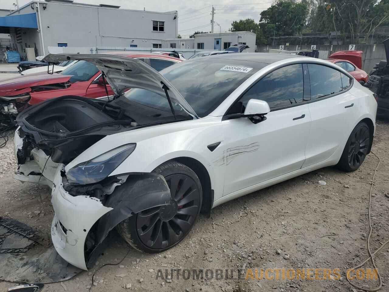 5YJ3E1ECXMF050287 TESLA MODEL 3 2021