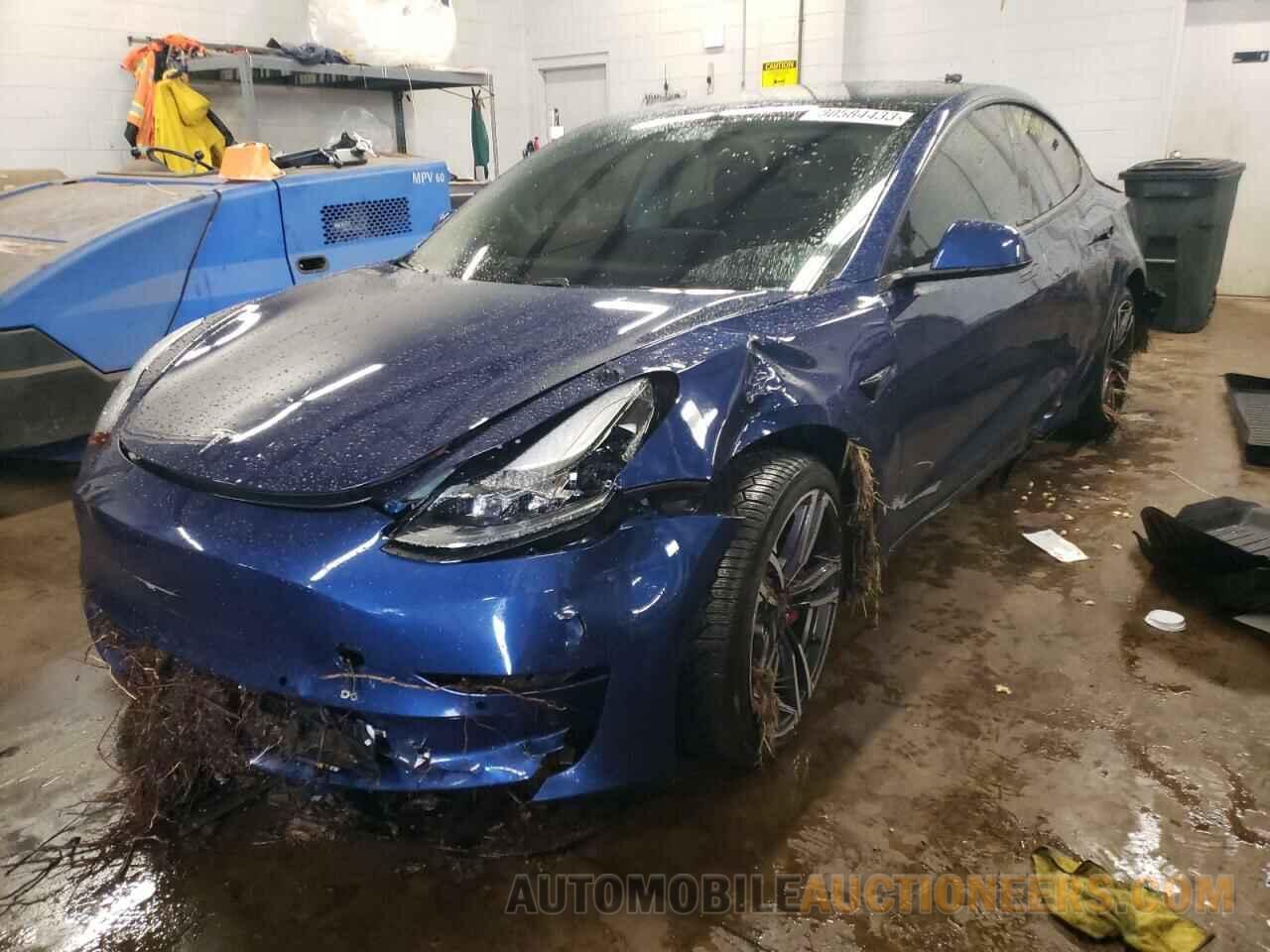 5YJ3E1ECXMF054744 TESLA MODEL 3 2021