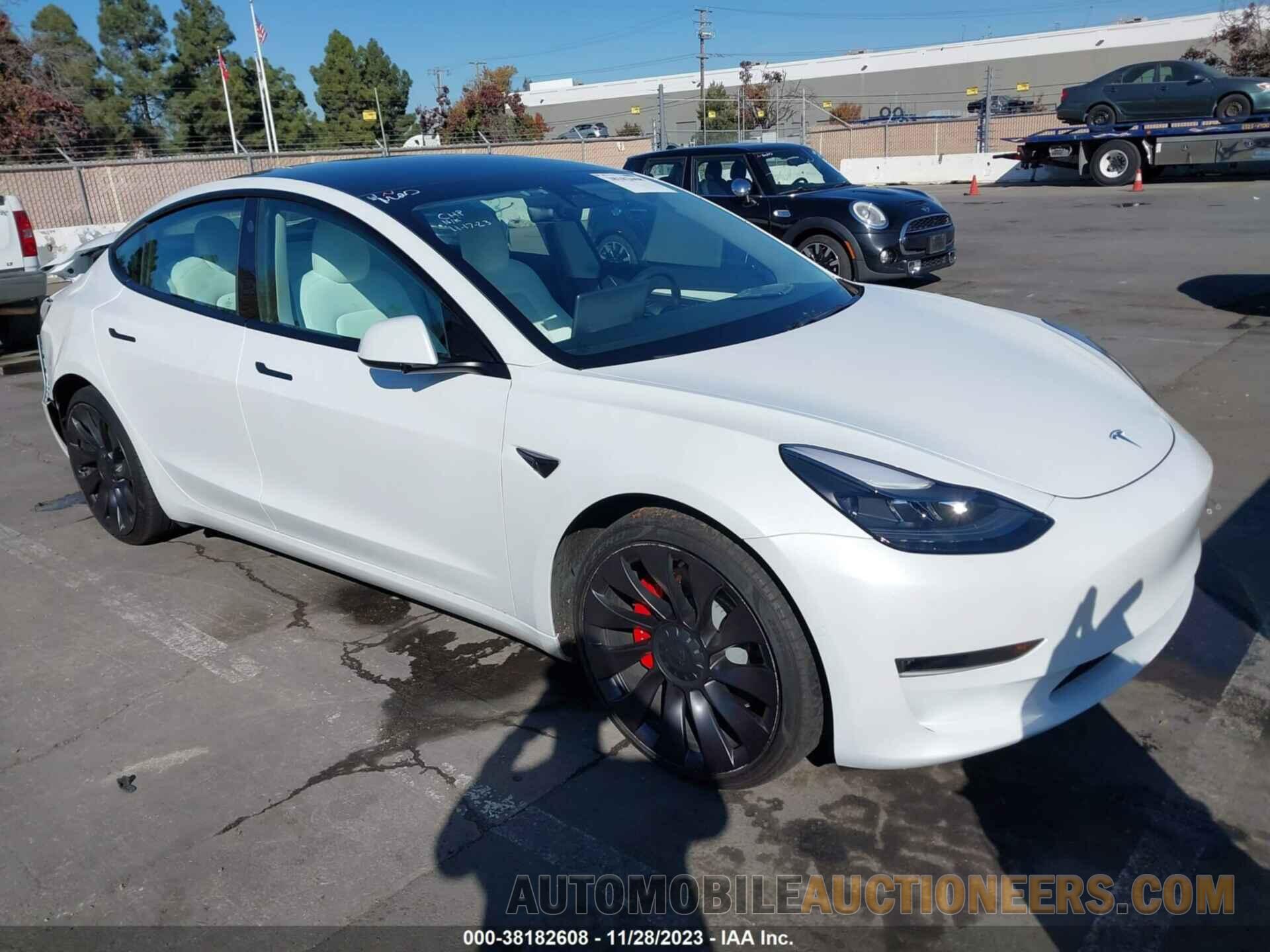 5YJ3E1ECXMF071236 TESLA MODEL 3 2021