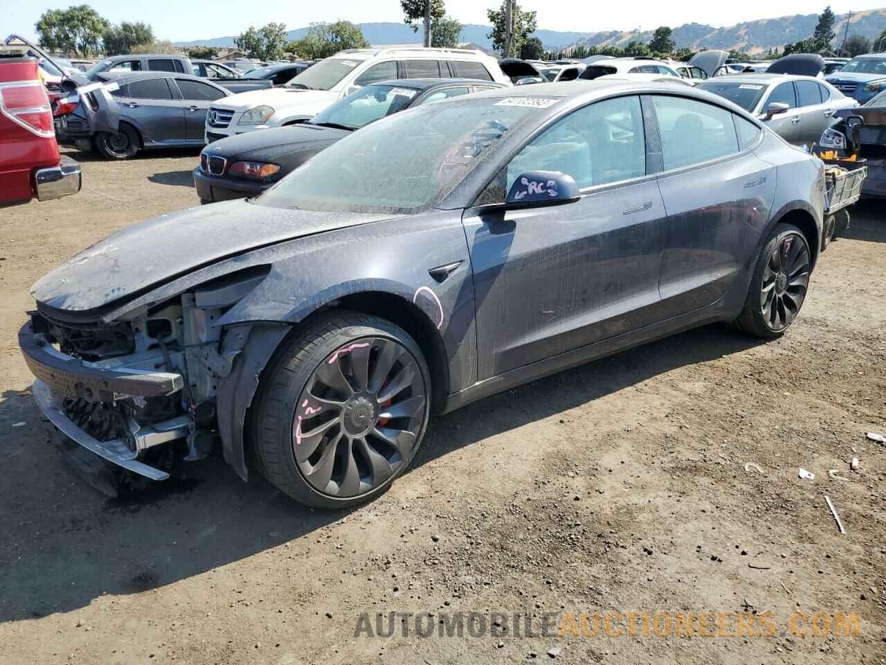 5YJ3E1ECXMF076677 TESLA MODEL 3 2021