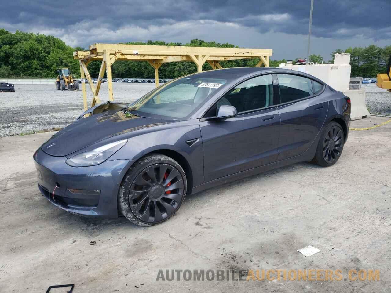 5YJ3E1ECXMF077070 TESLA MODEL 3 2021