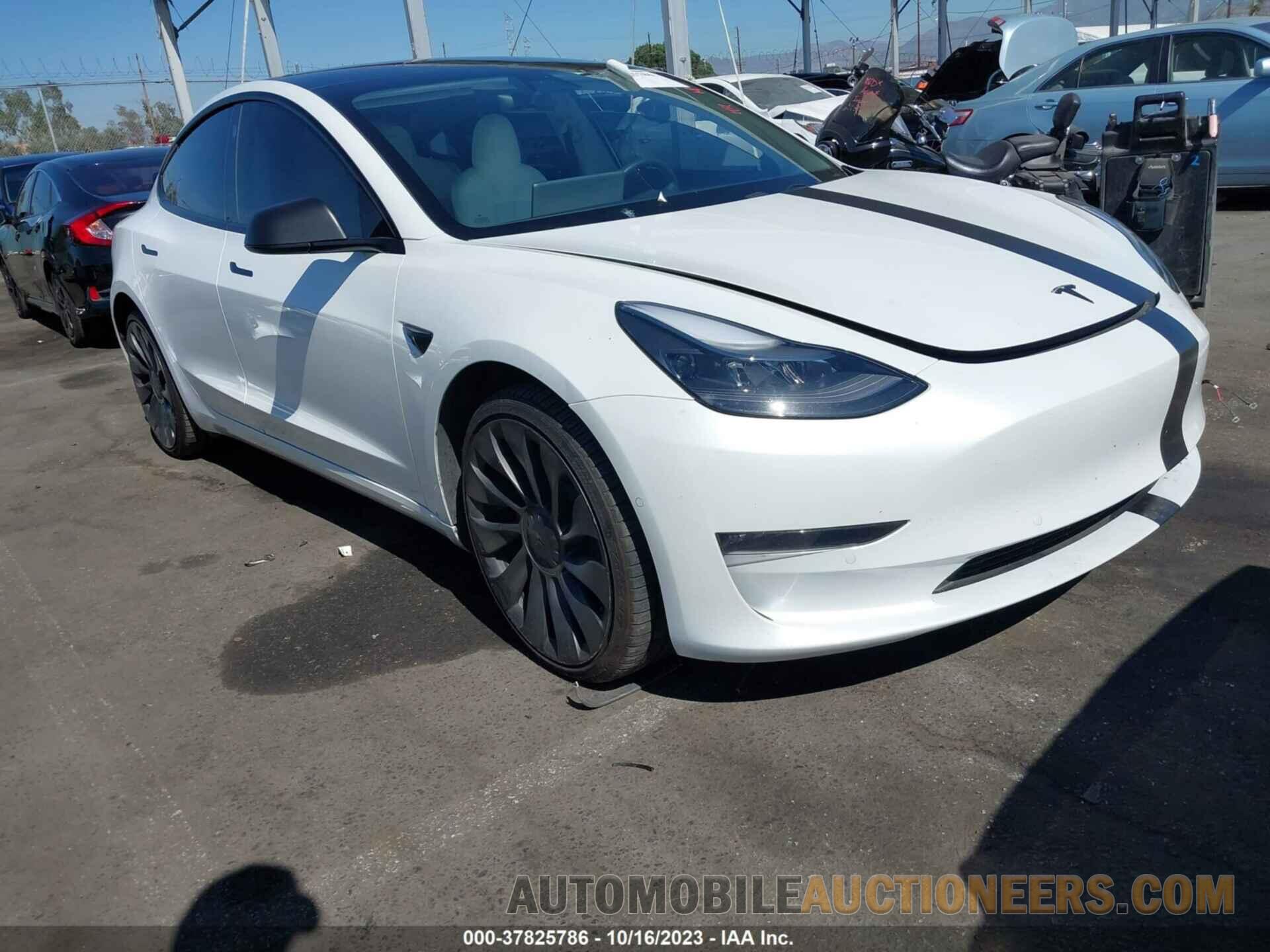 5YJ3E1ECXMF078090 TESLA MODEL 3 2021