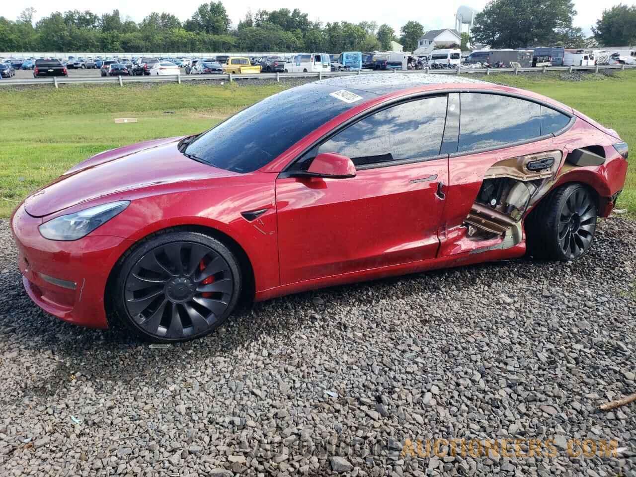 5YJ3E1ECXMF926288 TESLA MODEL 3 2021