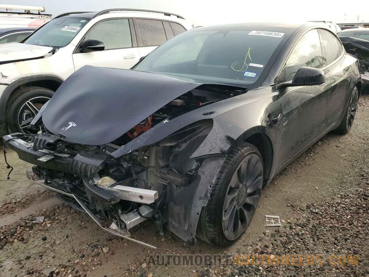 5YJ3E1ECXMF926338 TESLA MODEL 3 2021