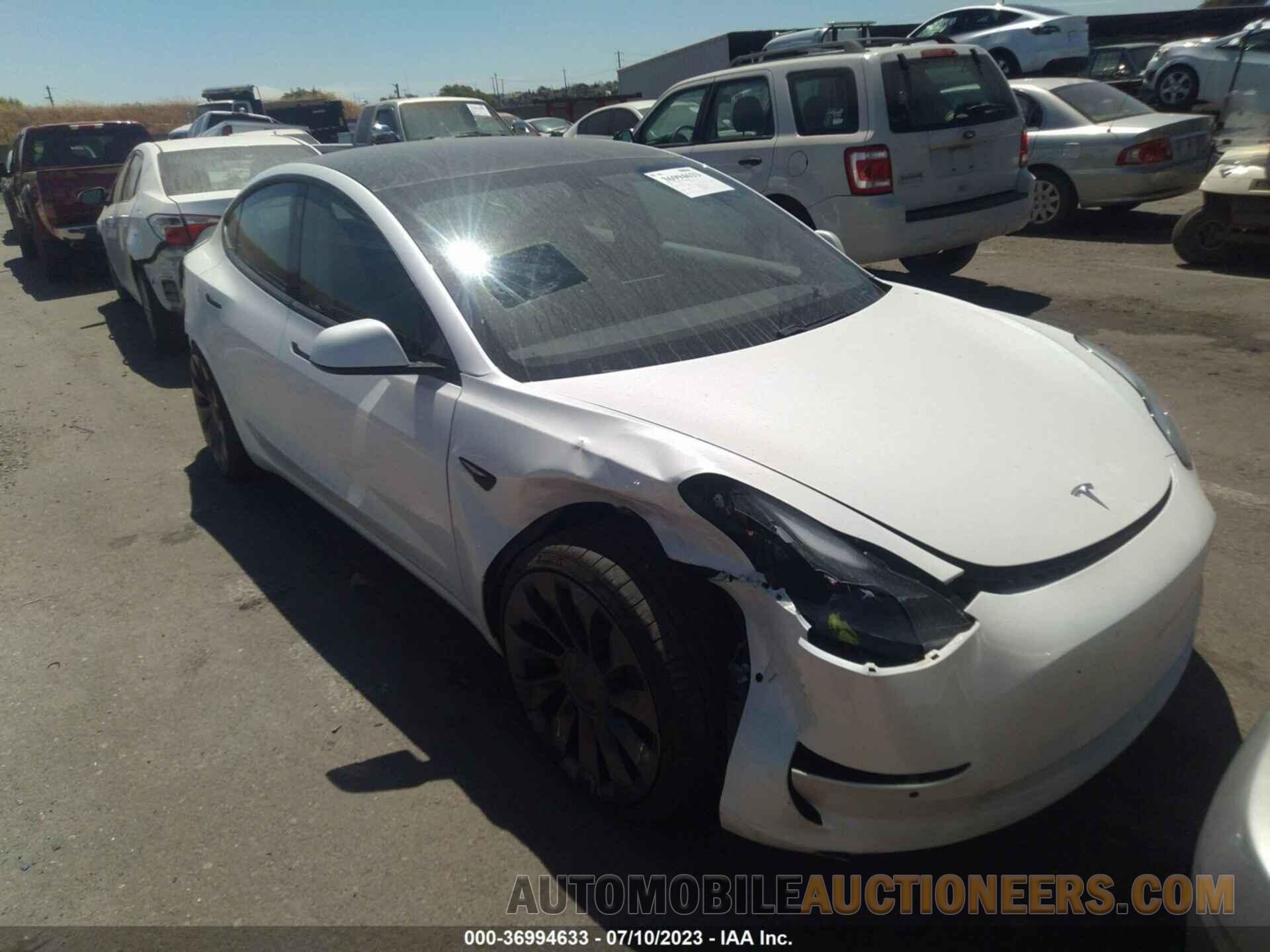 5YJ3E1ECXMF978665 TESLA MODEL 3 2021