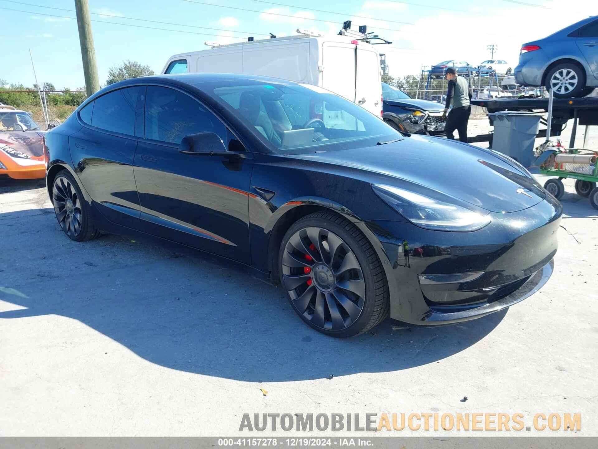 5YJ3E1ECXMF991772 TESLA MODEL 3 2021