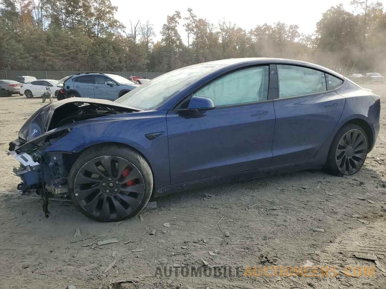 5YJ3E1ECXNF108237 TESLA MODEL 3 2022