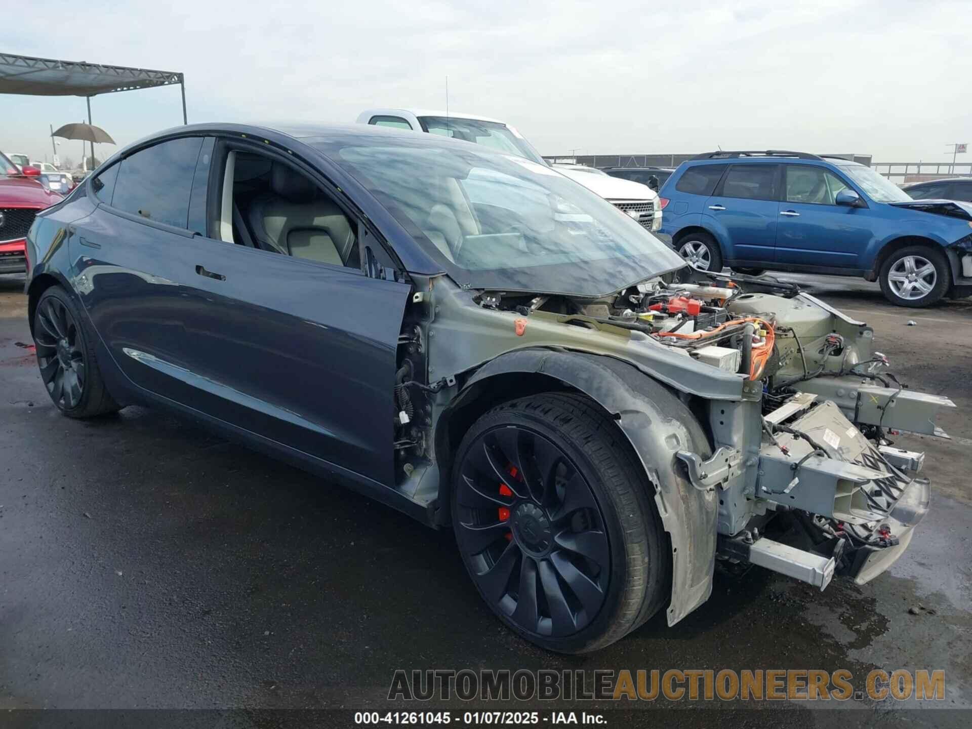 5YJ3E1ECXNF152495 TESLA MODEL 3 2022