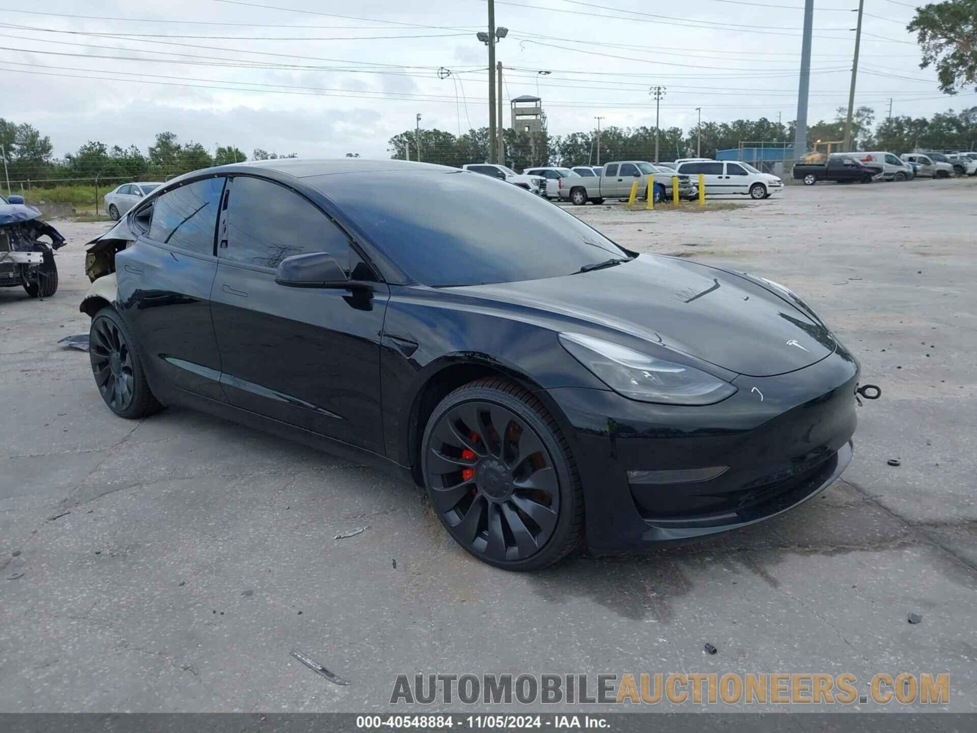 5YJ3E1ECXNF168633 TESLA MODEL 3 2022