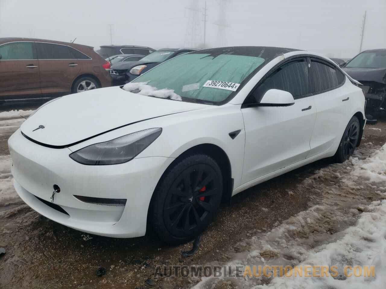 5YJ3E1ECXNF242827 TESLA MODEL 3 2022