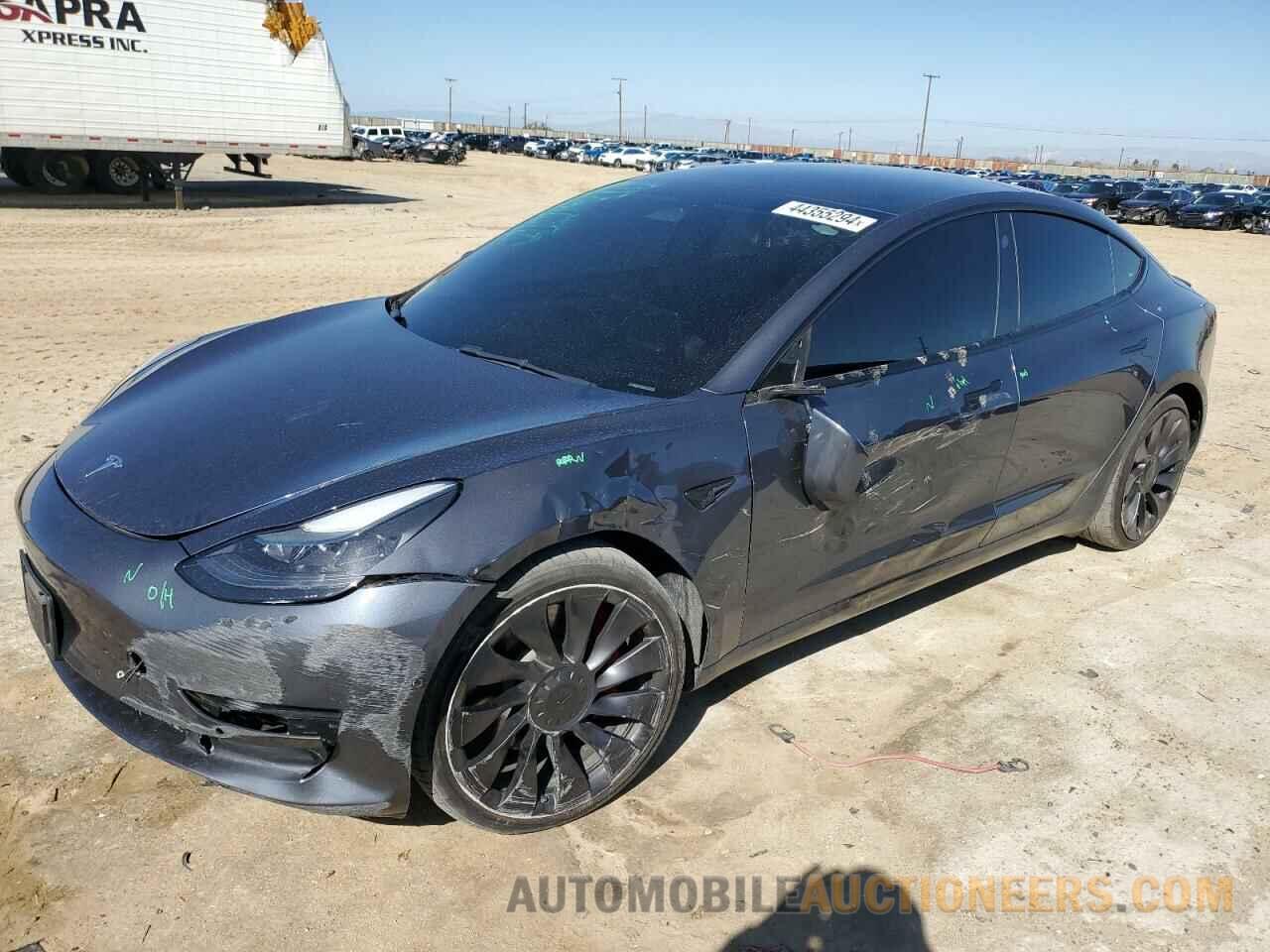 5YJ3E1ECXNF243847 TESLA MODEL 3 2022