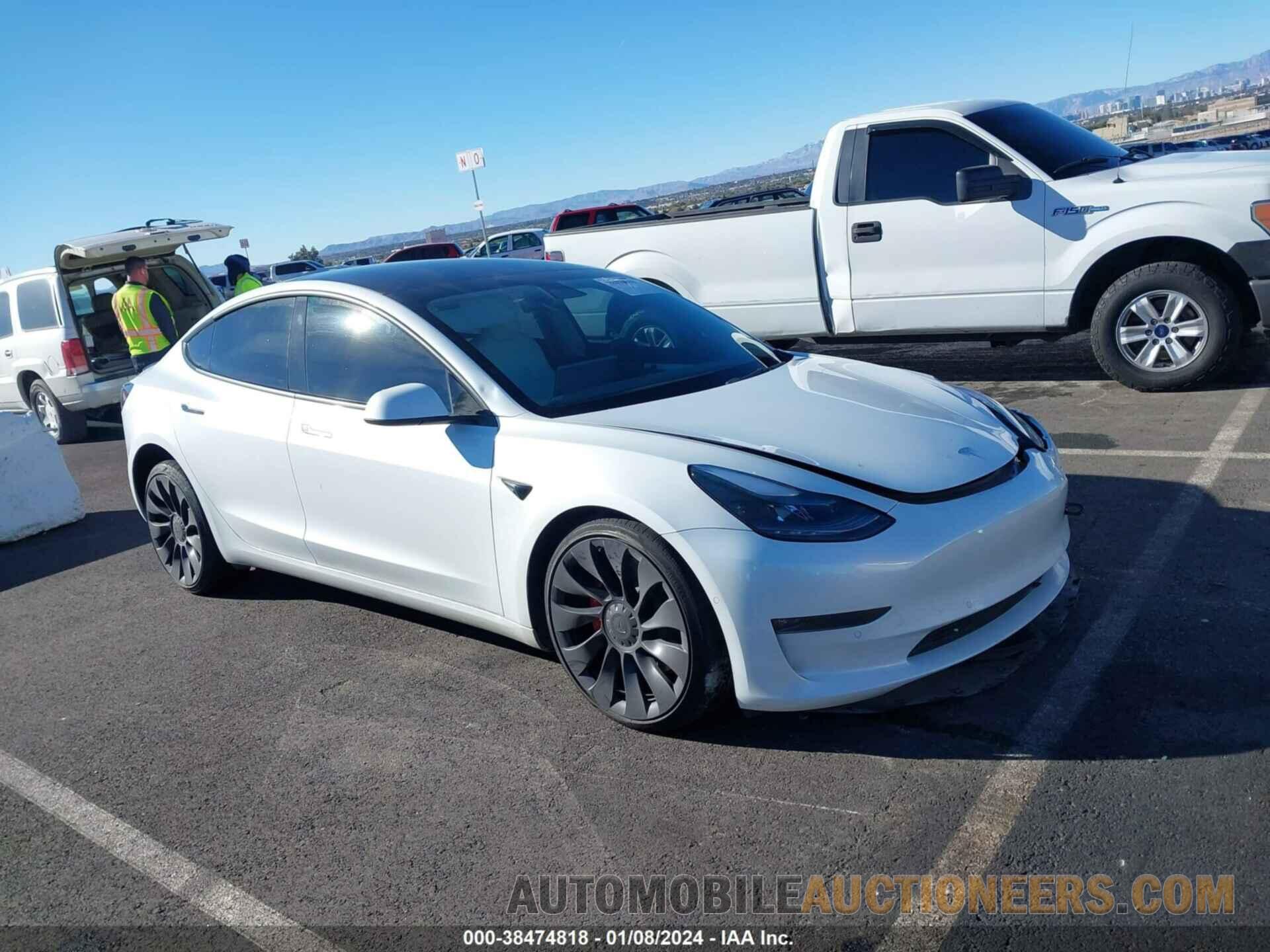 5YJ3E1ECXNF262995 TESLA MODEL 3 2022