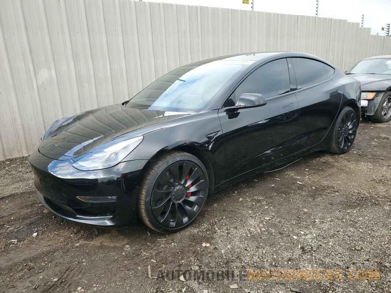 5YJ3E1ECXNF263936 TESLA MODEL 3 2022