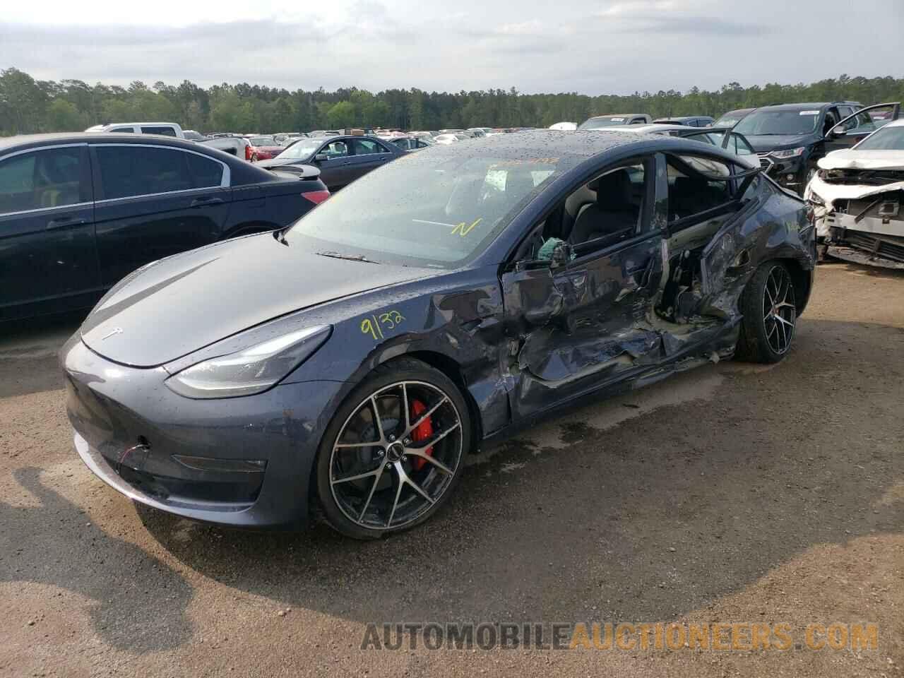 5YJ3E1ECXNF266299 TESLA MODEL 3 2022