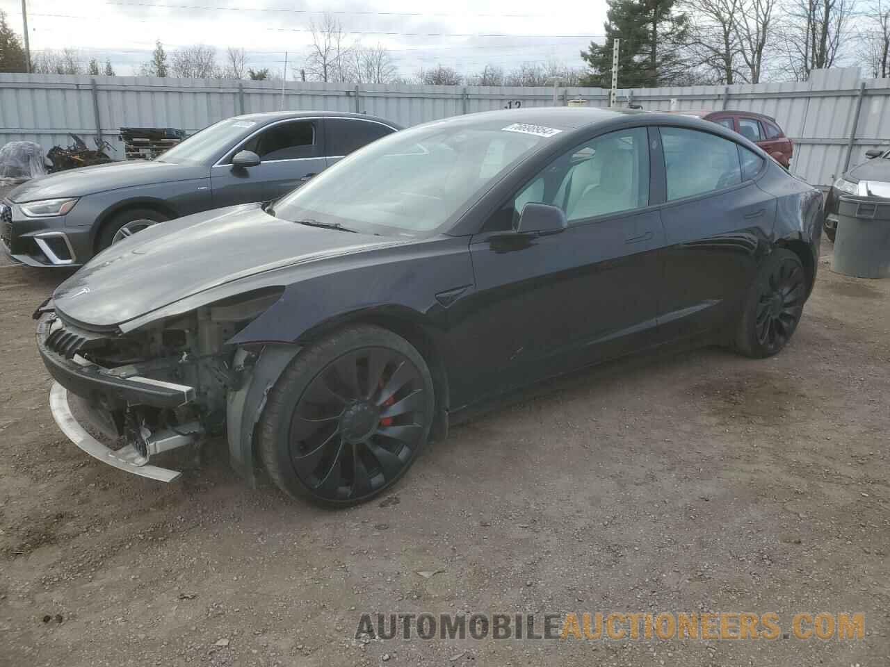 5YJ3E1ECXNF308535 TESLA MODEL 3 2022