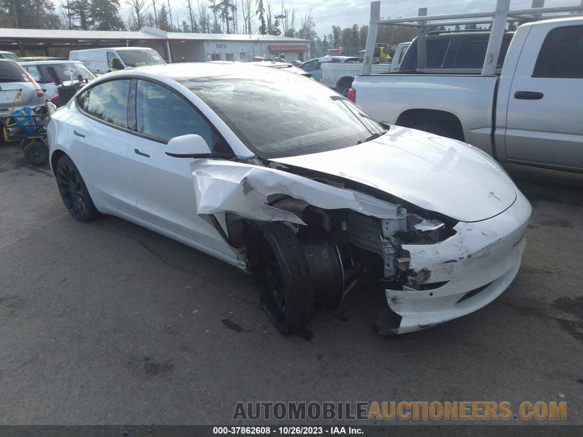 5YJ3E1ECXNF315761 TESLA MODEL 3 2022