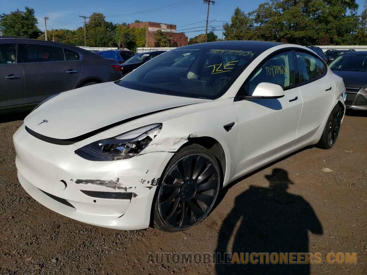 5YJ3E1ECXNF322161 TESLA MODEL 3 2022