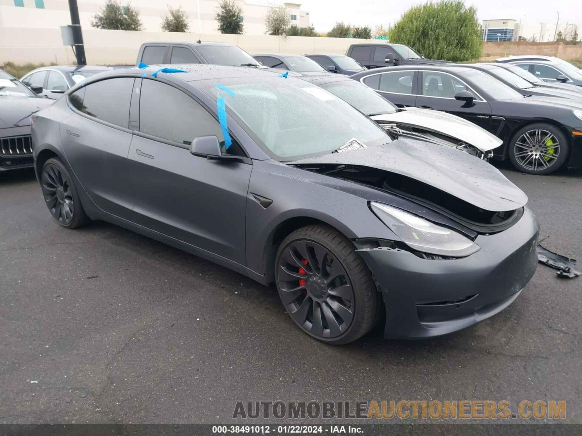 5YJ3E1ECXNF326226 TESLA MODEL 3 2022