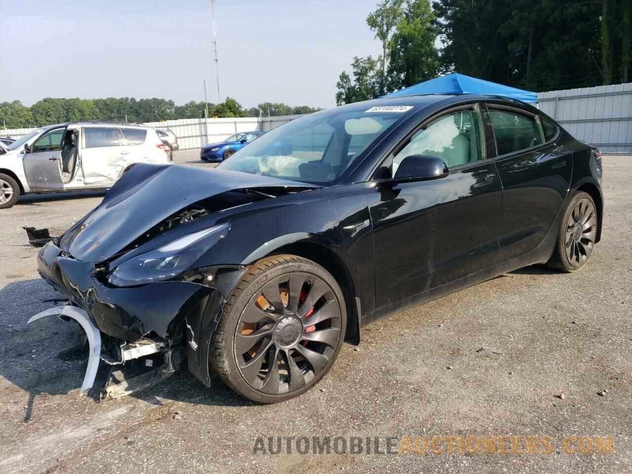 5YJ3E1ECXPF418407 TESLA MODEL 3 2023