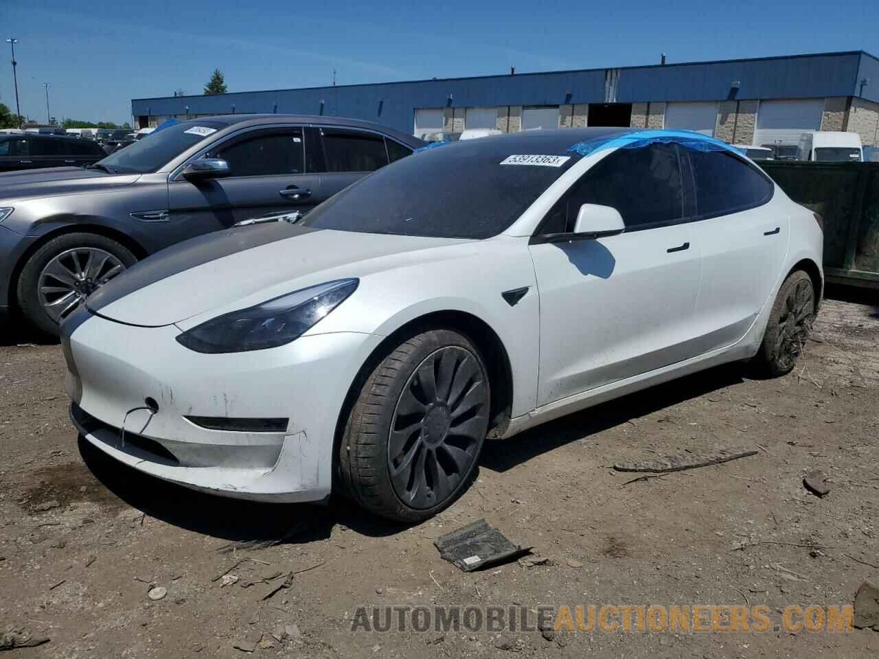 5YJ3E1ECXPF498498 TESLA MODEL 3 2023