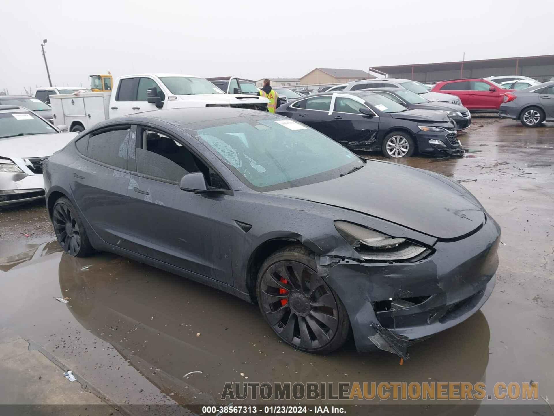 5YJ3E1ECXPF509323 TESLA MODEL 3 2023