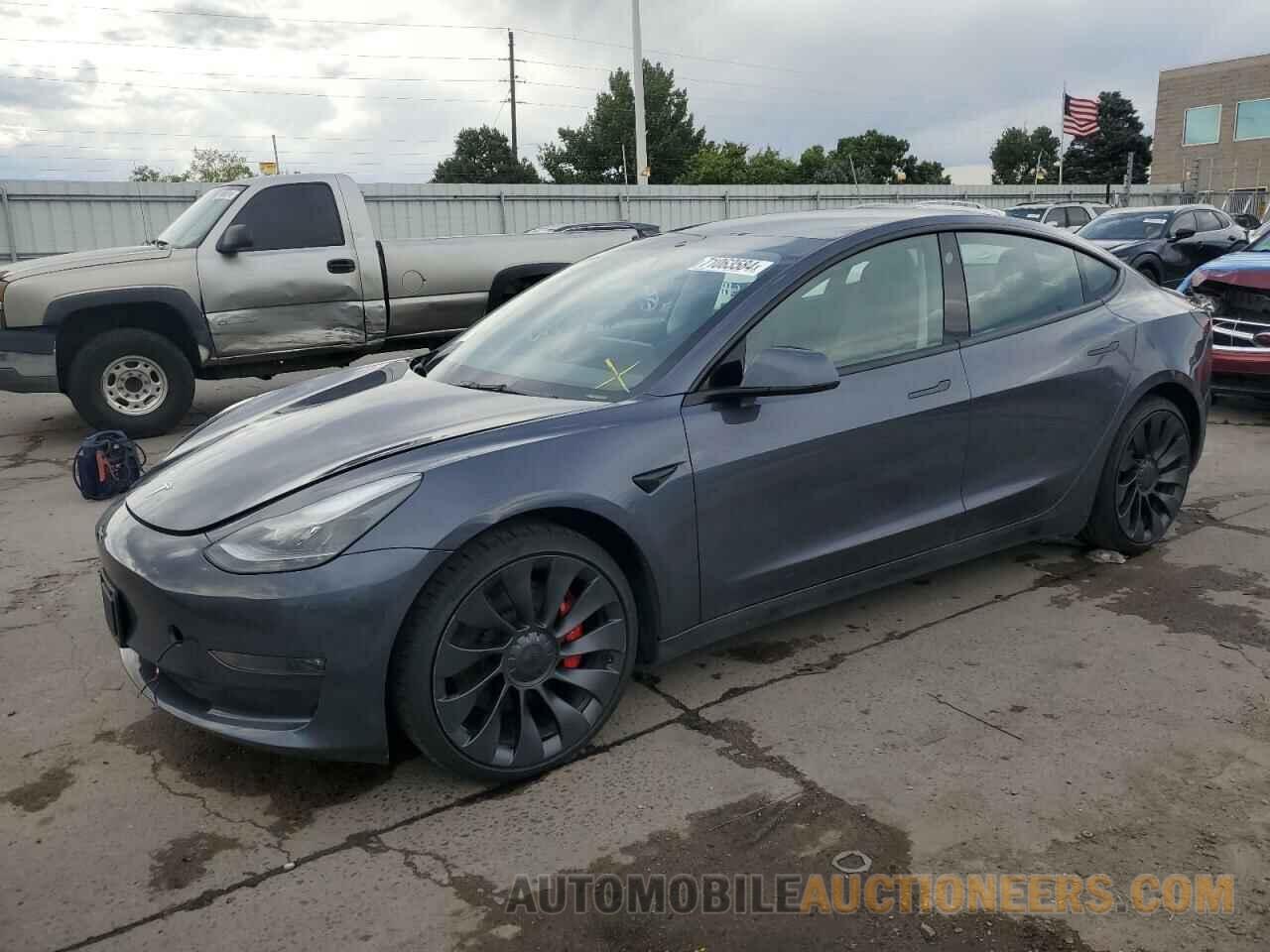 5YJ3E1ECXPF551135 TESLA MODEL 3 2023