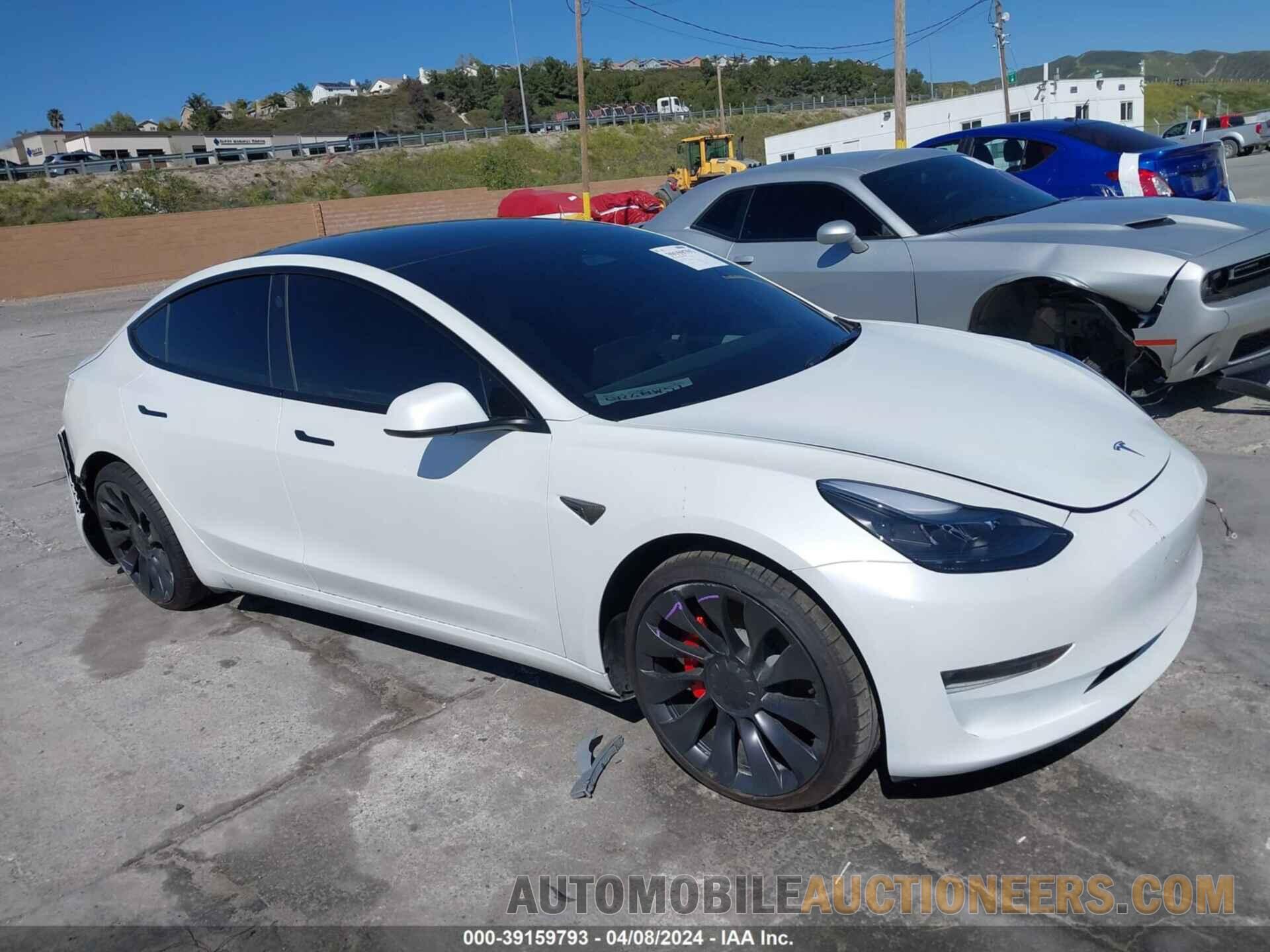 5YJ3E1ECXPF596687 TESLA MODEL 3 2023