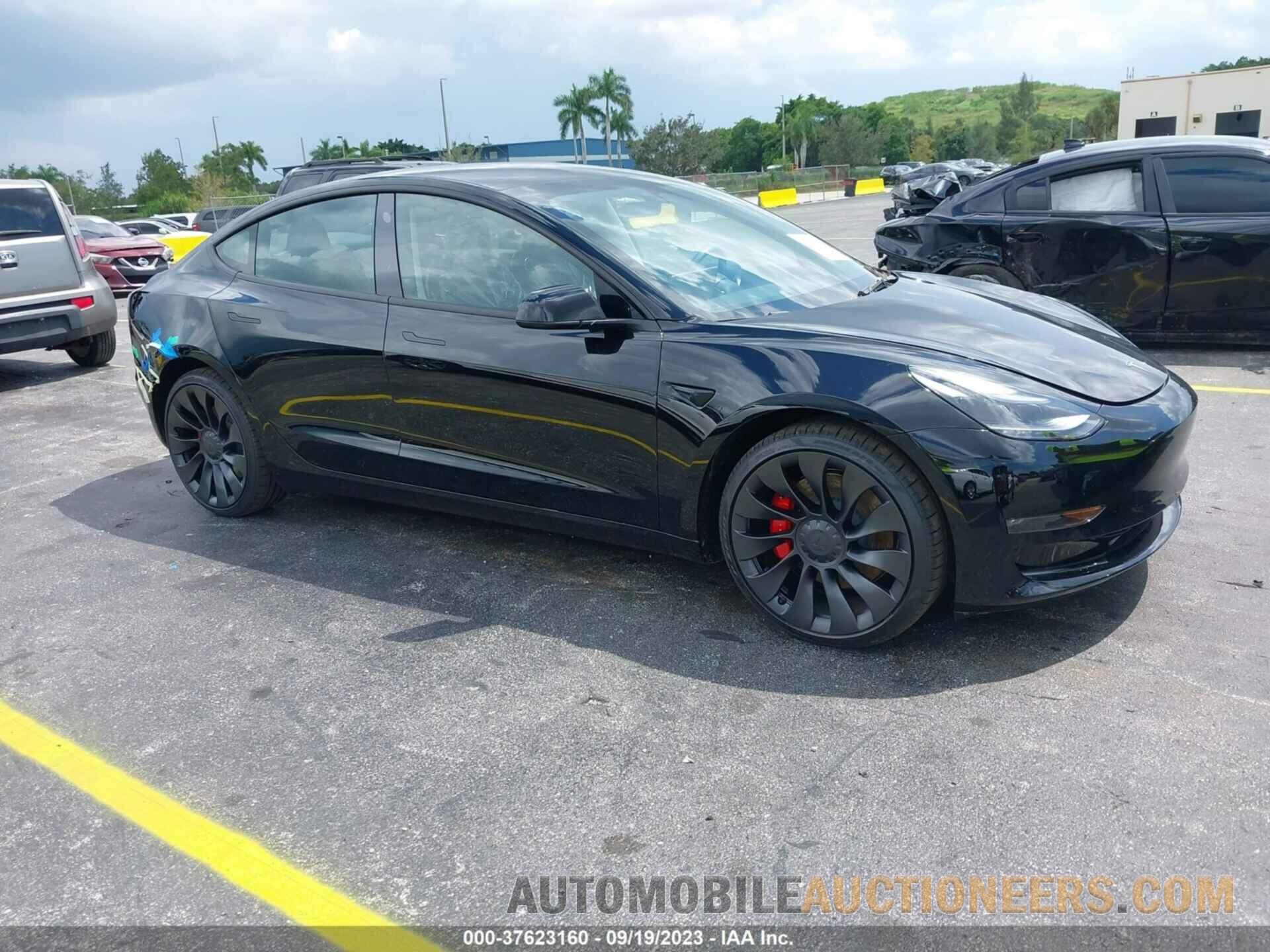 5YJ3E1ECXPF627680 TESLA MODEL 3 2023