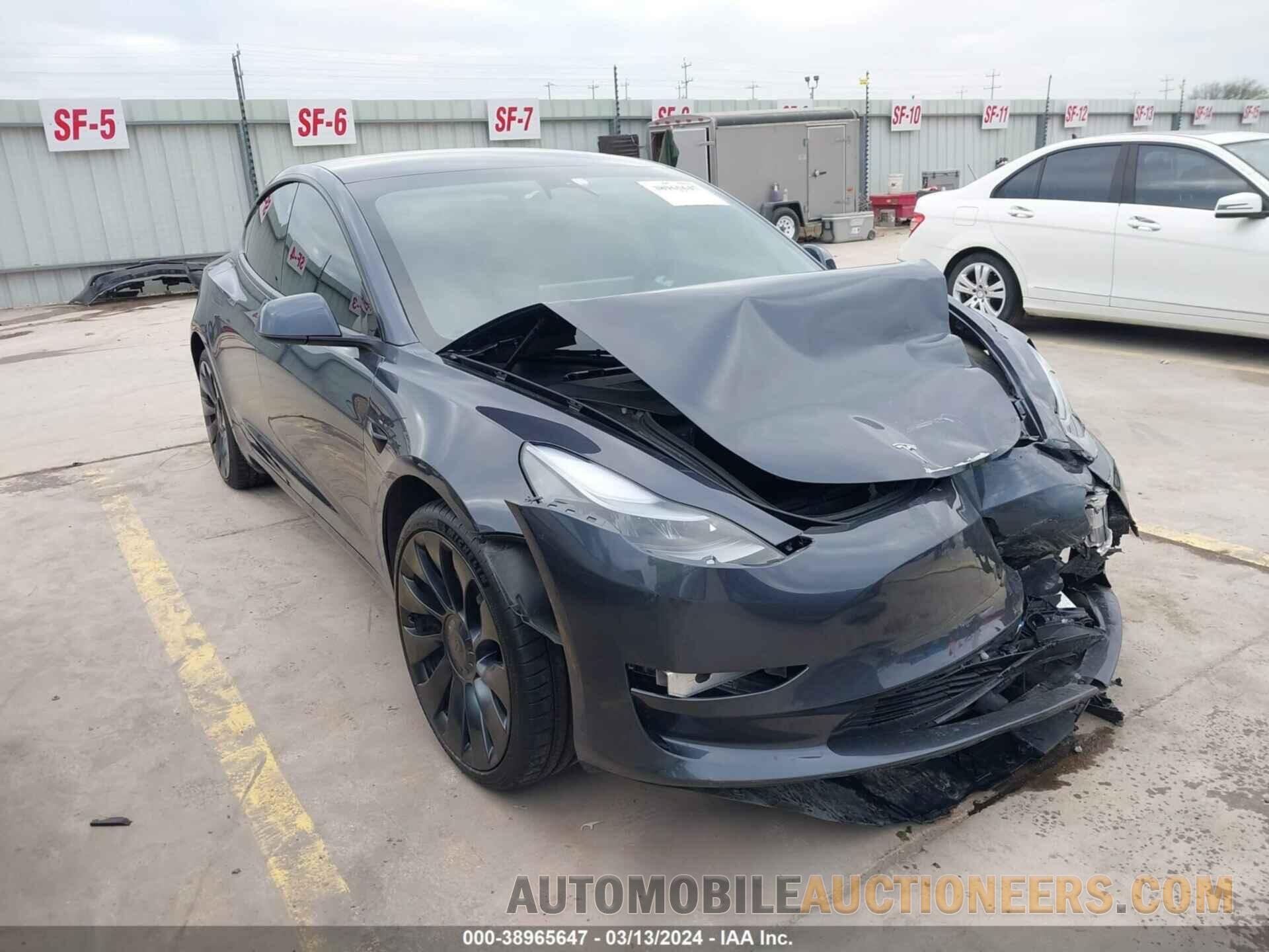 5YJ3E1ECXPF637724 TESLA MODEL 3 2023