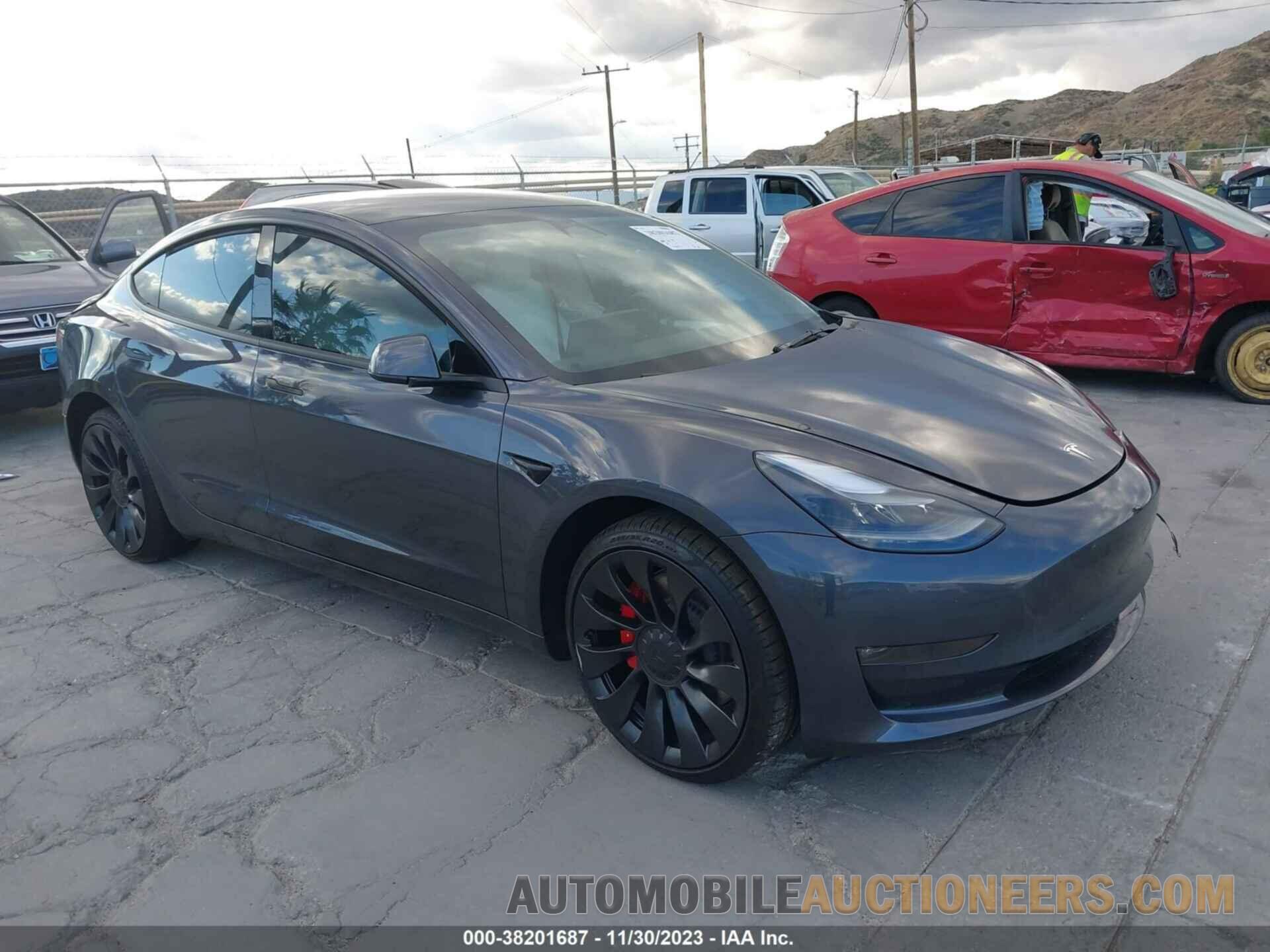 5YJ3E1ECXPF671873 TESLA MODEL 3 2023