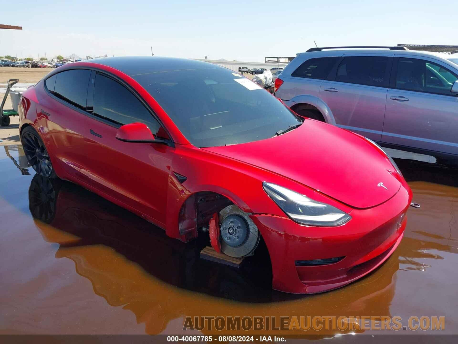 5YJ3E1ECXPF681125 TESLA MODEL 3 2023