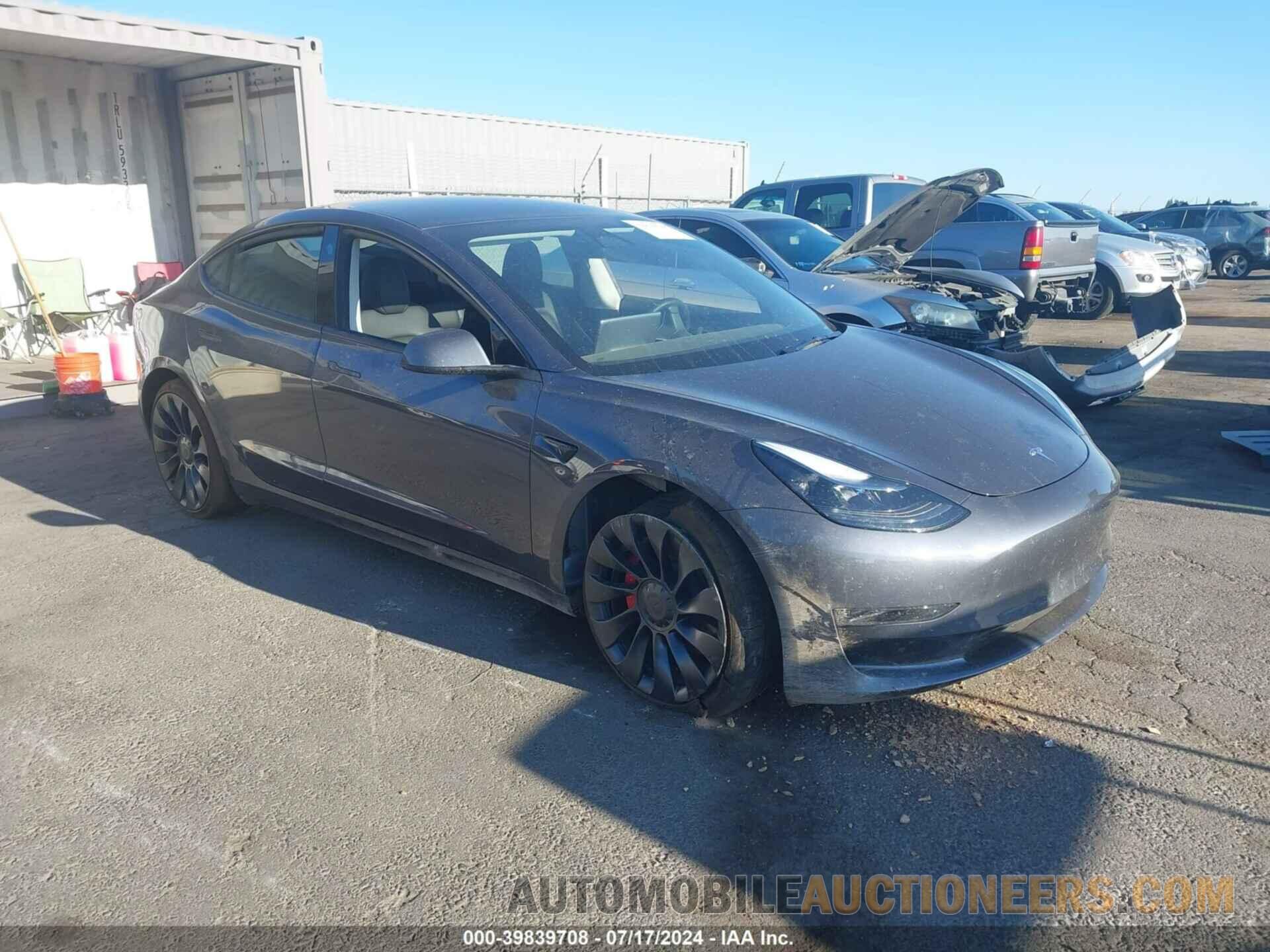 5YJ3E1ECXPF711000 TESLA MODEL 3 2023