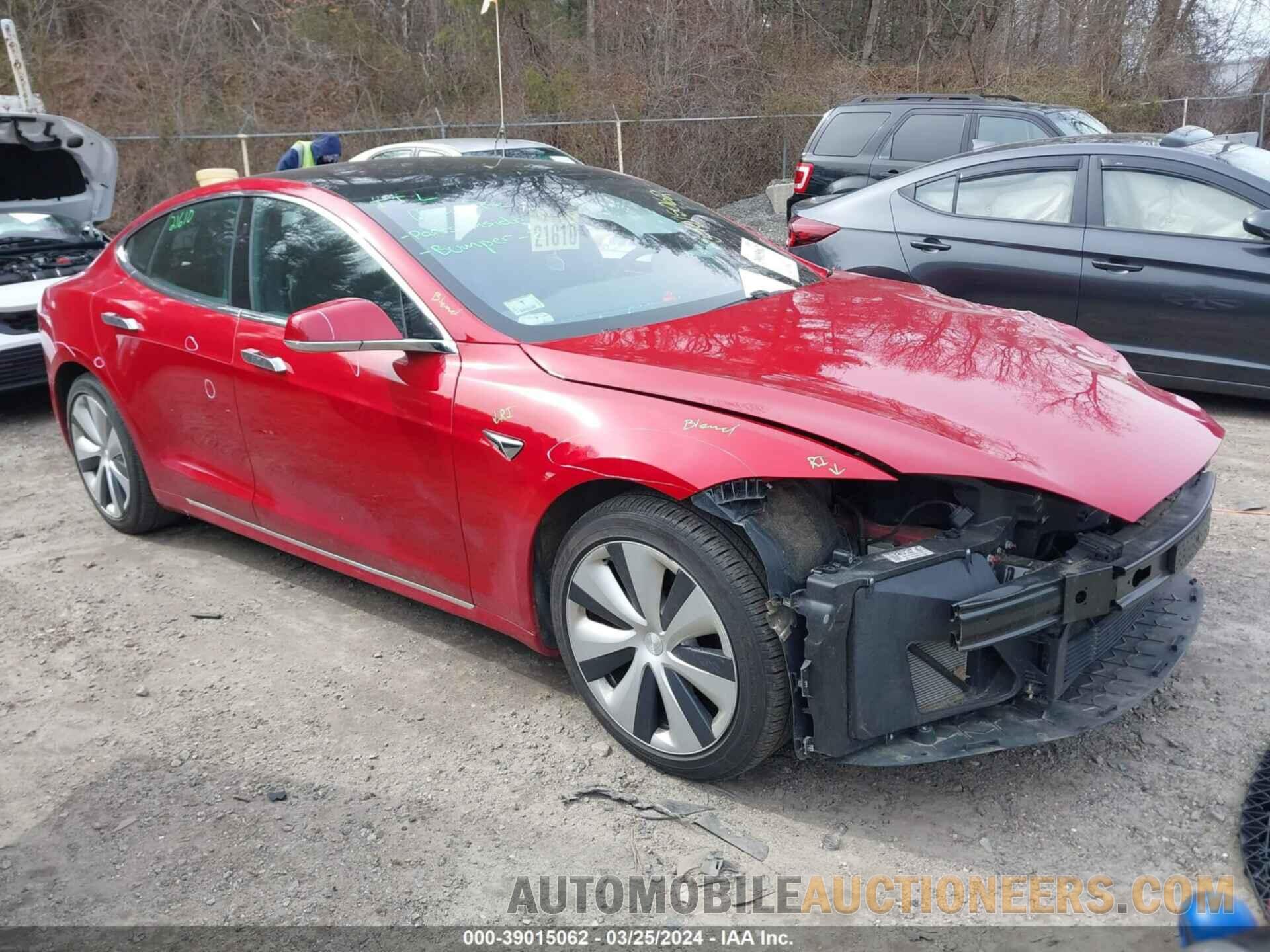 5YJSA1E25LF412085 TESLA MODEL S 2020