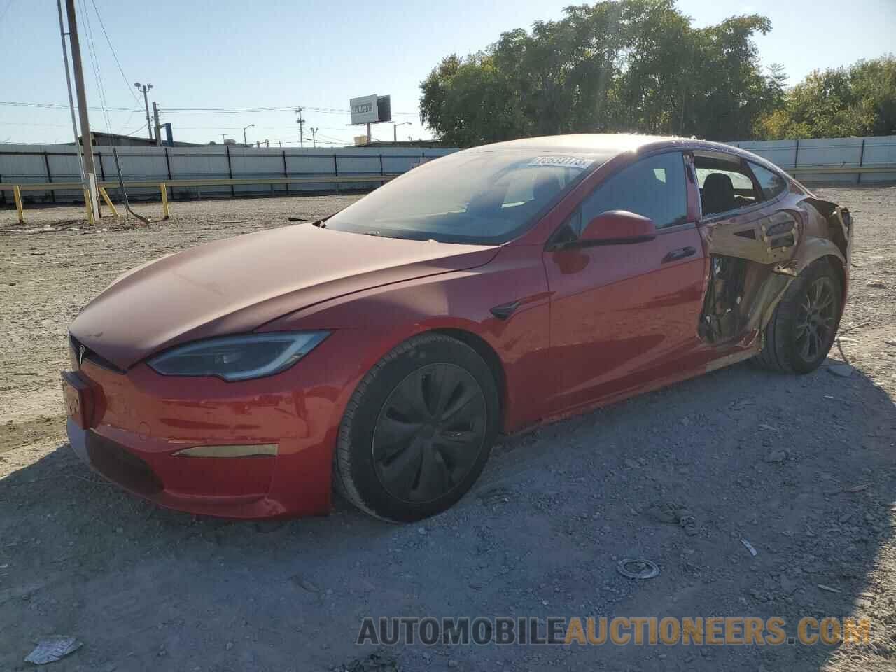 5YJSA1E51NF492076 TESLA MODEL S 2022