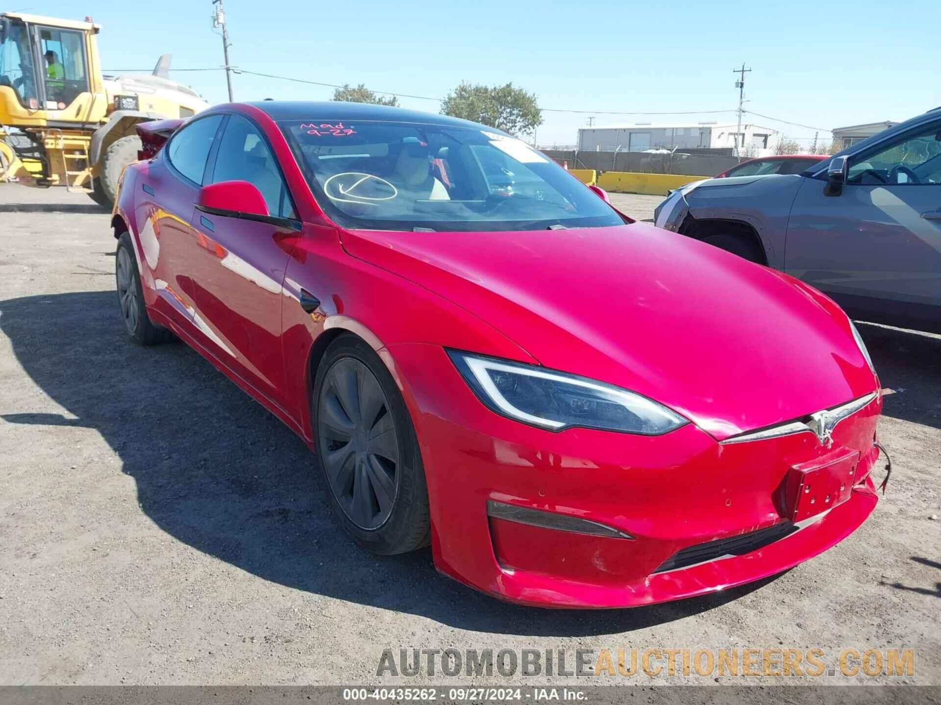 5YJSA1E52NF475674 TESLA MODEL S 2022