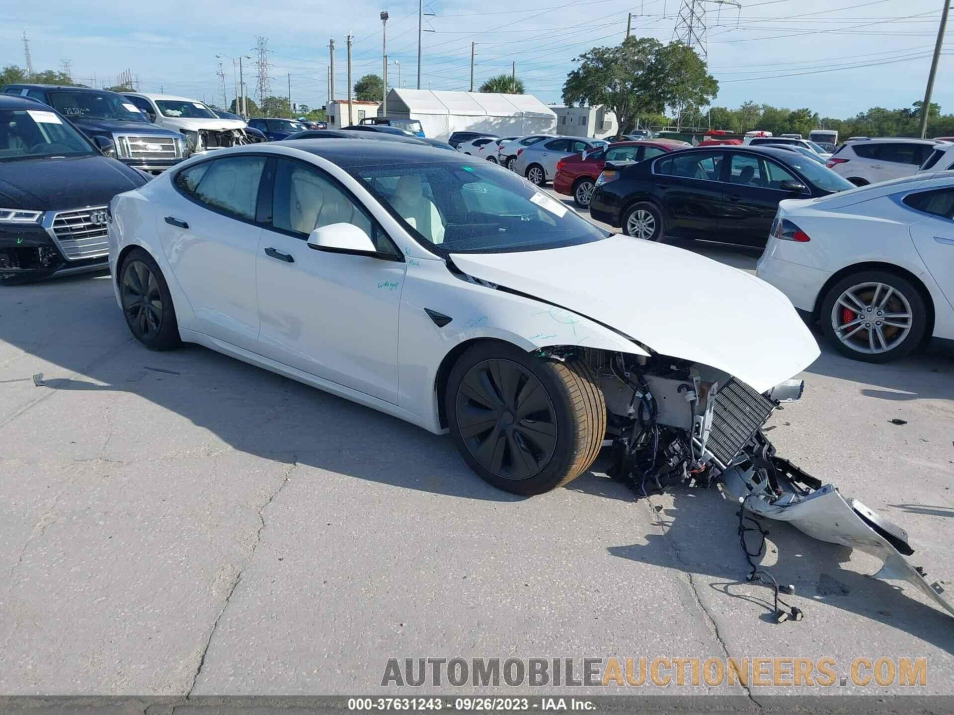 5YJSA1E52NF487887 TESLA MODEL S 2022