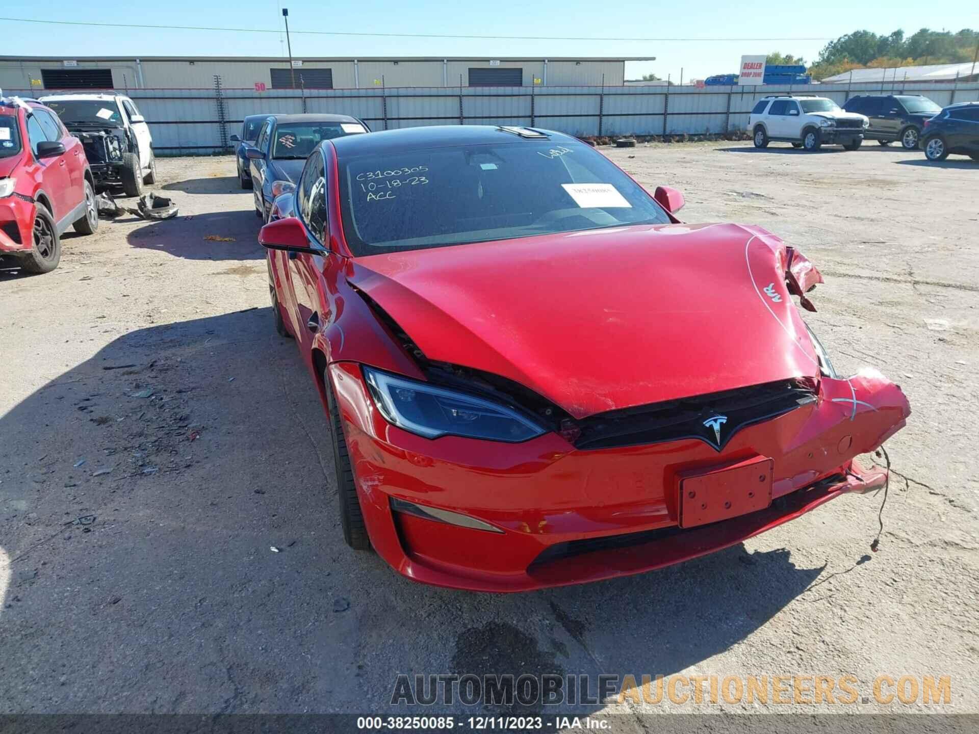 5YJSA1E52NF490935 TESLA MODEL S 2022