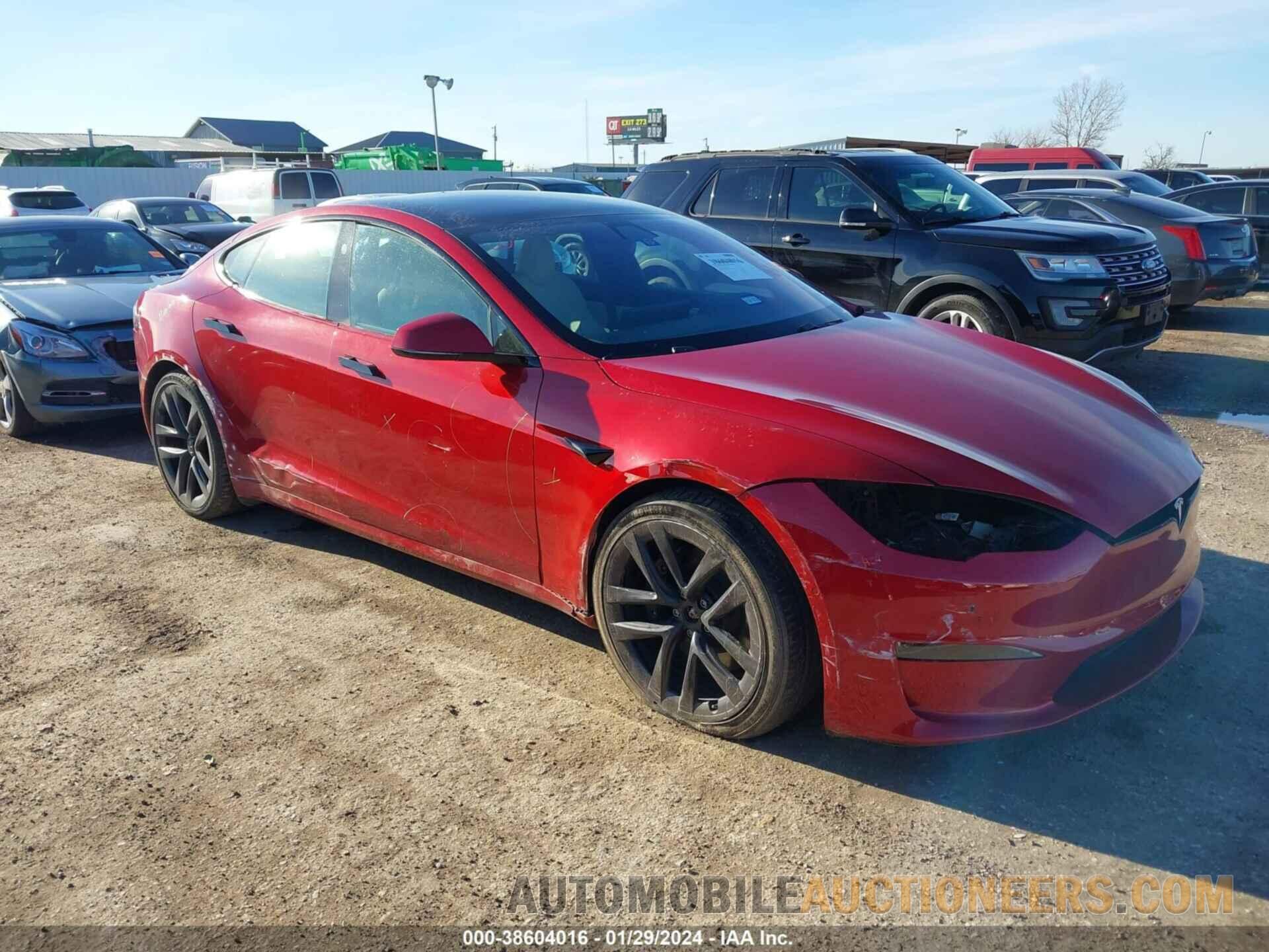 5YJSA1E53MF438082 TESLA MODEL S 2021