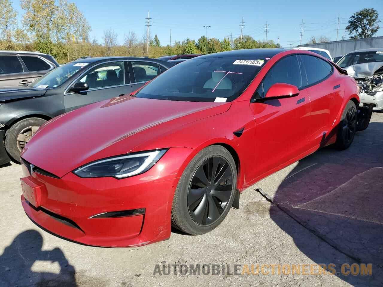 5YJSA1E53NF477207 TESLA MODEL S 2022