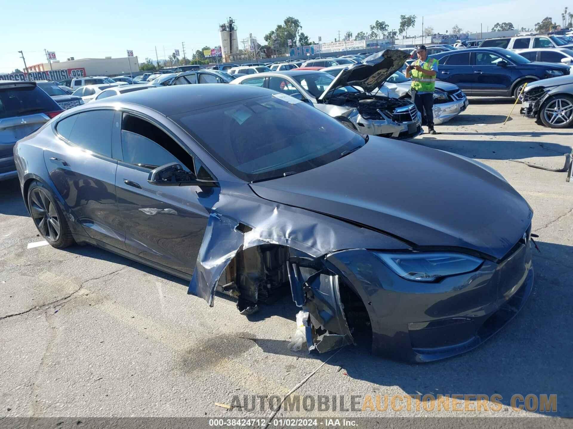 5YJSA1E54NF478303 TESLA MODEL S 2022