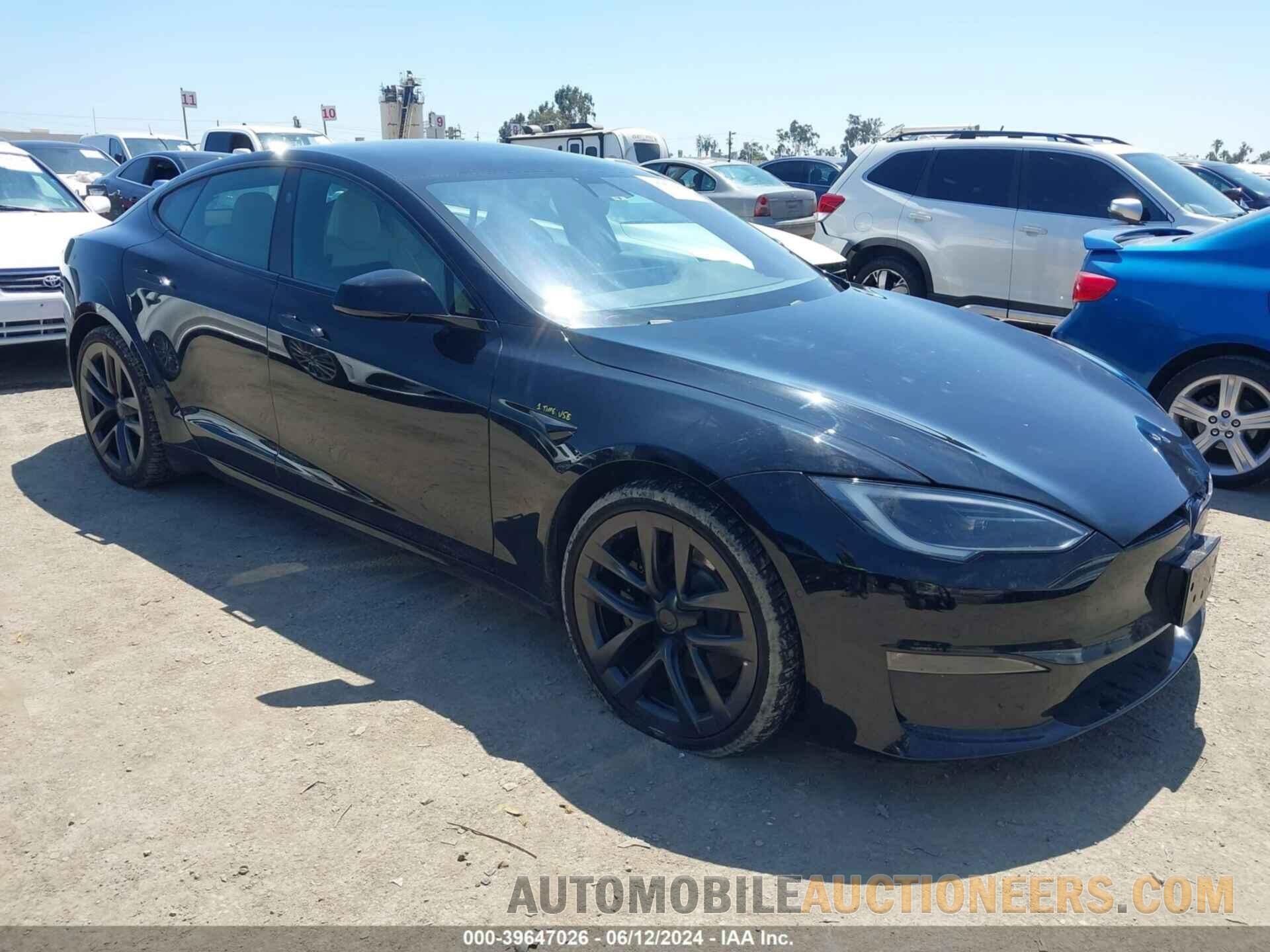 5YJSA1E54NF484229 TESLA MODEL S 2022