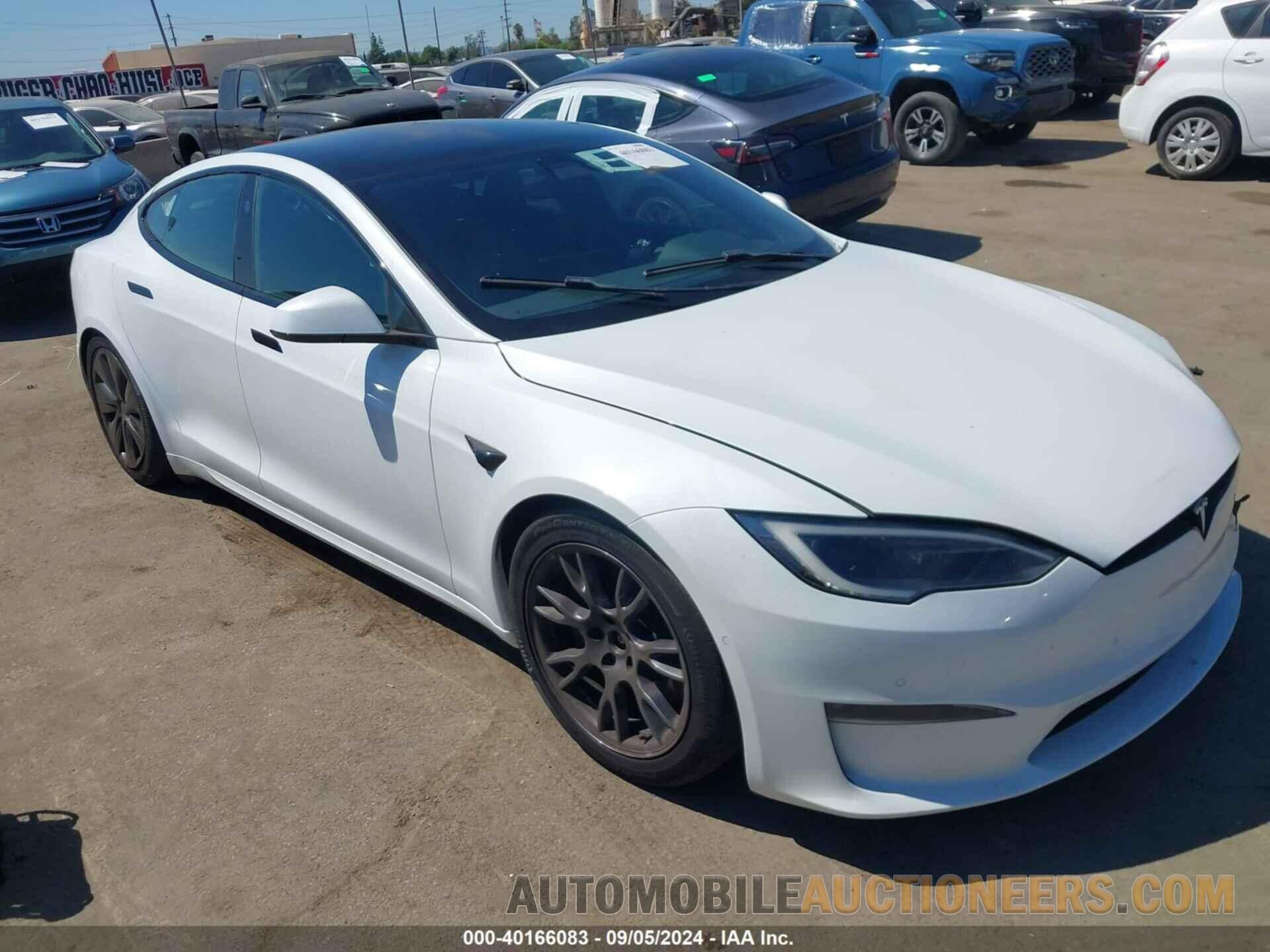 5YJSA1E54NF484263 TESLA MODEL S 2022