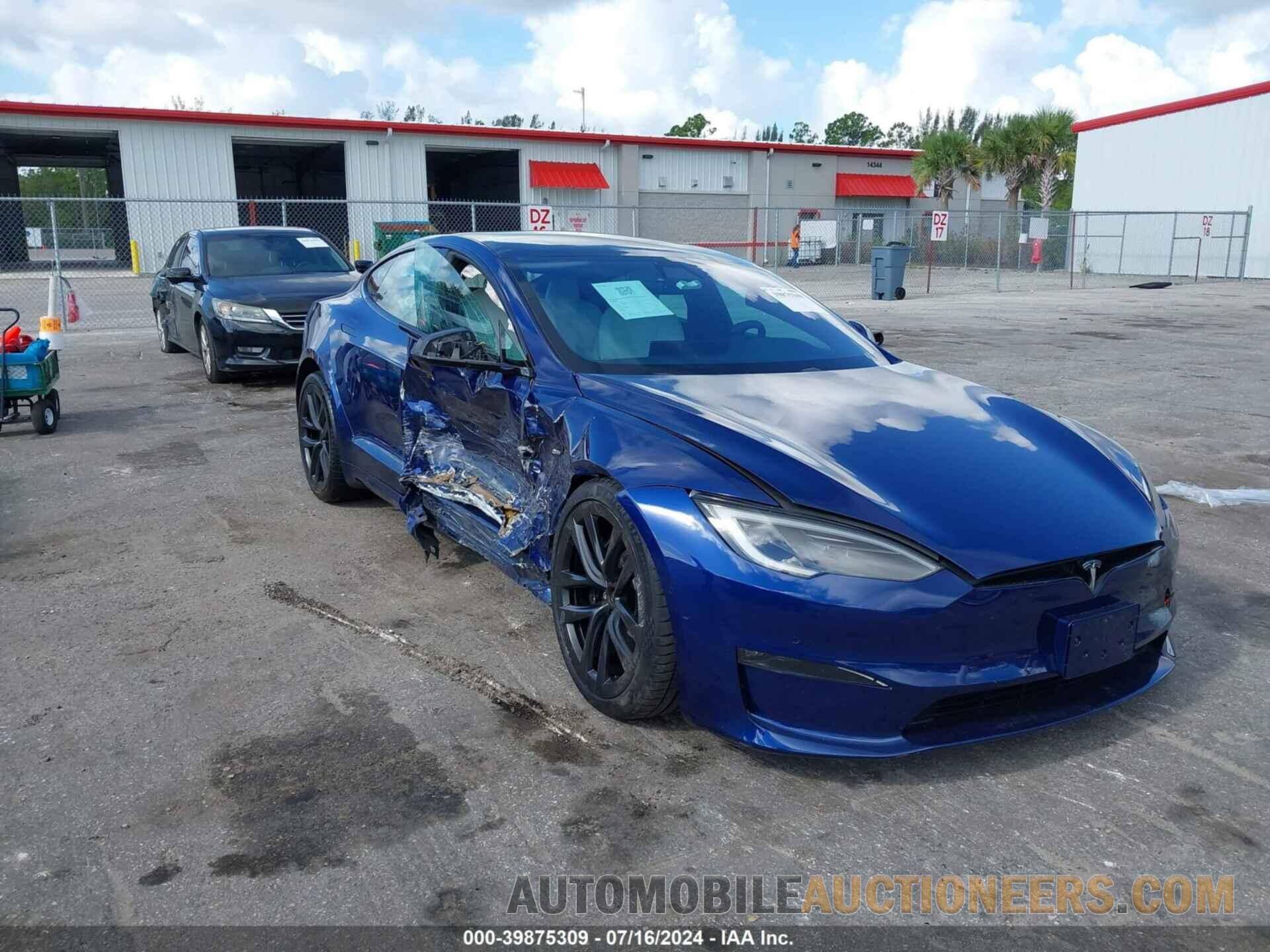 5YJSA1E56NF490615 TESLA MODEL S 2022