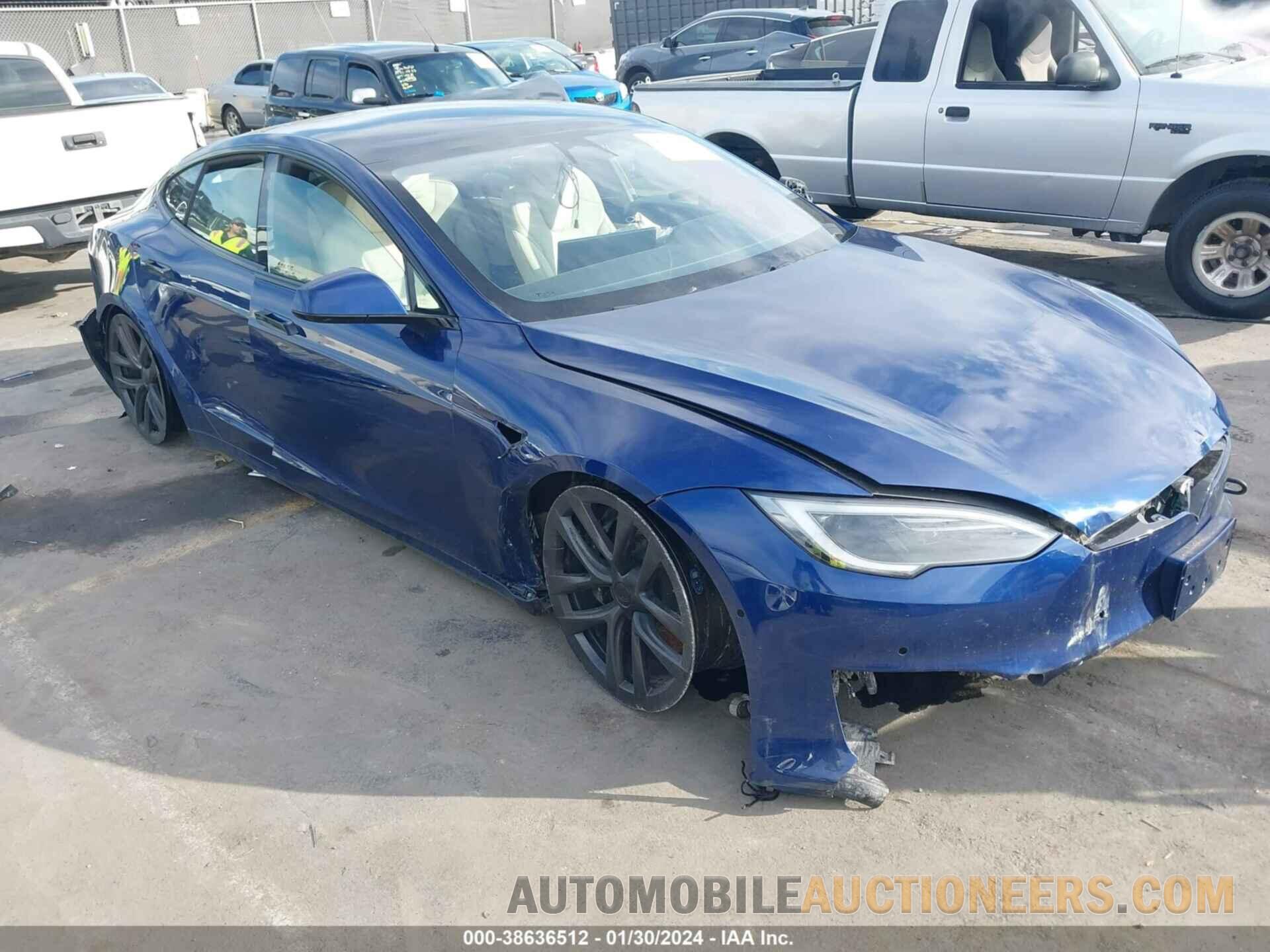 5YJSA1E56NF493501 TESLA MODEL S 2022