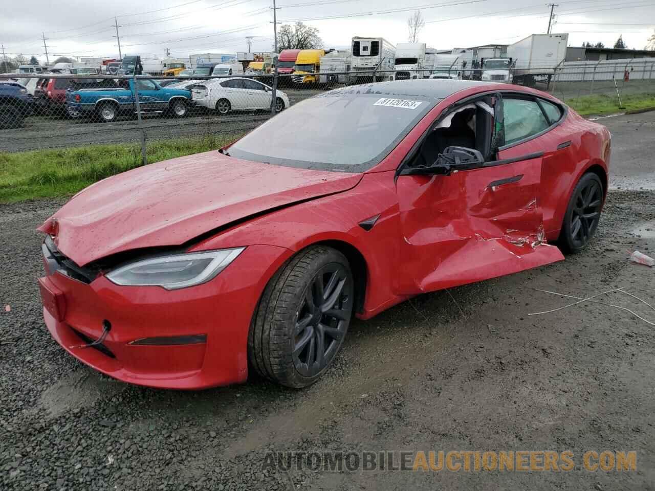 5YJSA1E57MF449733 TESLA MODEL S 2021